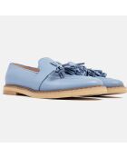 Mocassins en Cuir Uptown Funk bleues