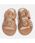 Sabot in pelle marrone Be Ok
