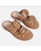 Sabot in pelle marrone Be Ok