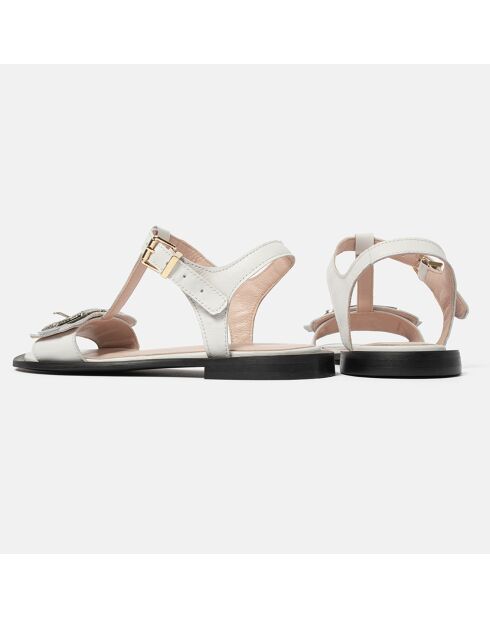 Sandales en Cuir Impact blanches