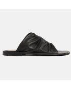 Sabot Sunny Afternon in pelle nera