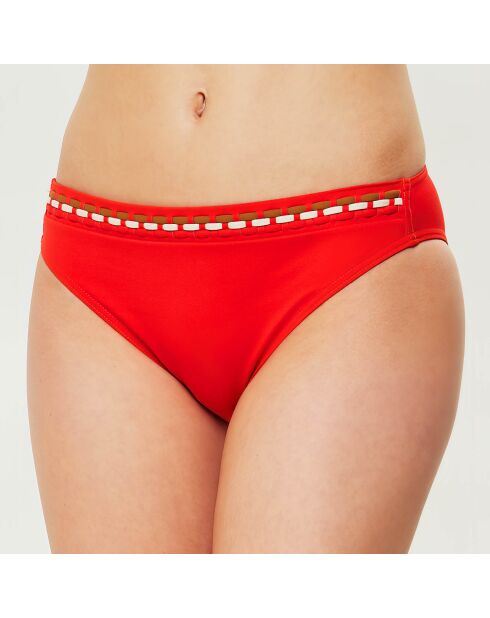 Slip da bagno Usoa arancio rosso