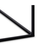 This & That vierkante salontafel wit/zwart - 75x75x48 cm