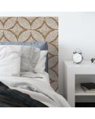 Tête de lit Roman Mosaic marron - 140x200 cm
