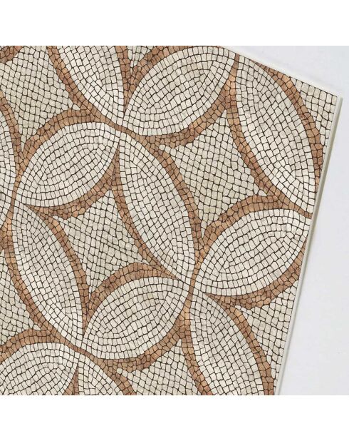 Tête de lit Roman Mosaic marron - 140x200 cm