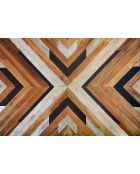 Tête de lit Tribal Wooden brun - 140x200 cm