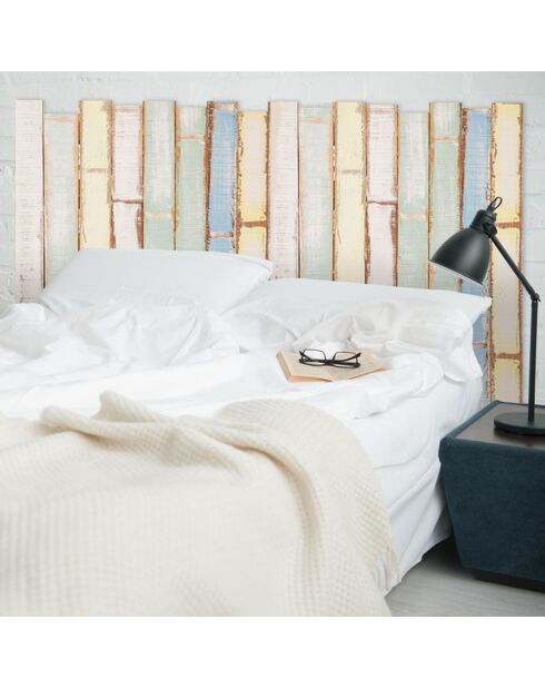 Tête de lit Vertical Wooden Boards 1 multicolore - 170x200 cm