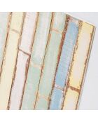 Tête de lit Vertical Wooden Boards 2 multicolore - 170x200 cm