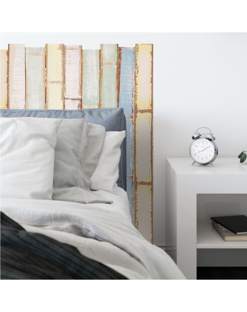 Tête de lit Vertical Wooden Boards 1 multicolore - 170x200 cm