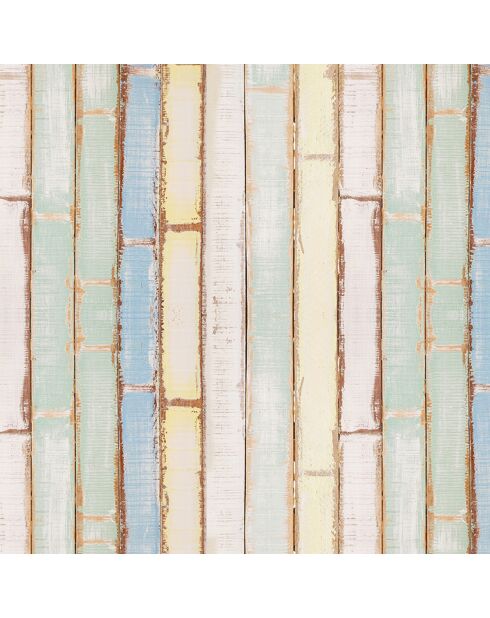 Tête de lit Vertical Wooden Boards 2 multicolore - 140x200 cm