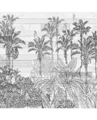 Tête de lit Bahamas 1 grise - 140x200 cm