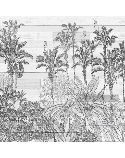 Tête de lit Bahamas 1 grise - 140x200 cm