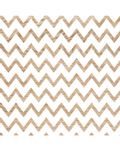 Tête de lit Blanco Y Zigzag Madera bois/blanc - 170x200 cm