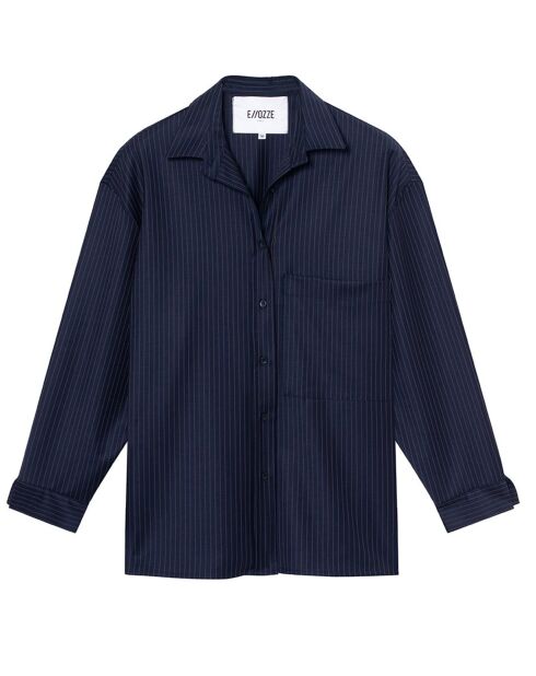 Chemise Estela bleu marine