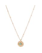 Collier Palawan Turquoise doré/bleu