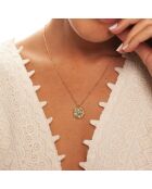 Collier Palawan Turquoise doré/bleu