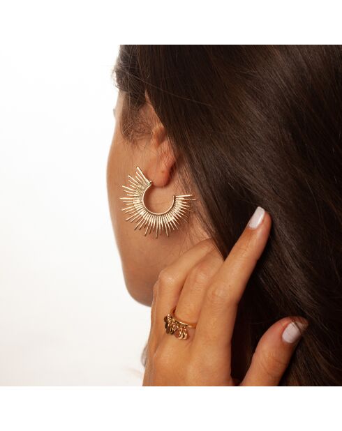 Boucles d'oreilles Isoanala dorées