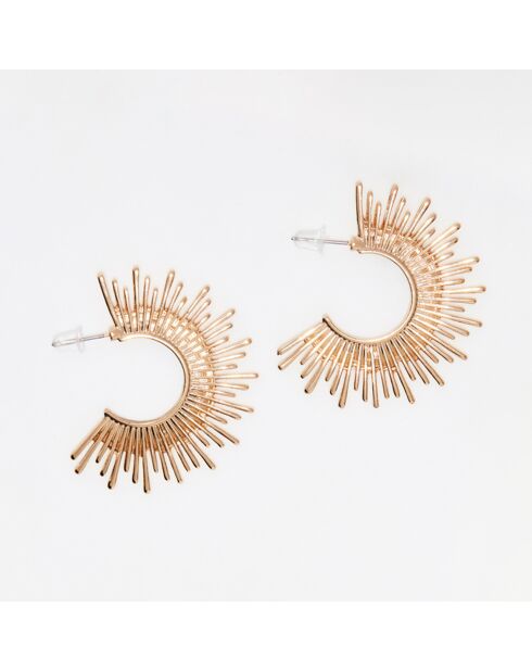 Boucles d'oreilles Isoanala dorées
