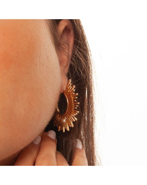 Boucles d'oreilles Isoanala dorées