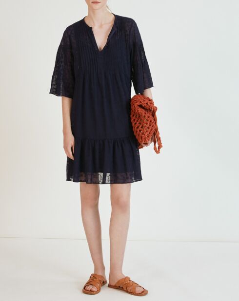 Robe Charlotte bleu nuit