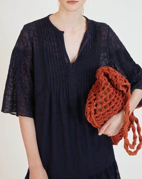 Robe Charlotte bleu nuit