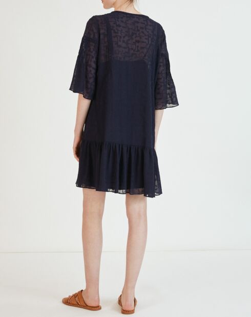 Robe Charlotte bleu nuit