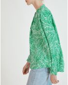 Chemise Liège imprimée verte