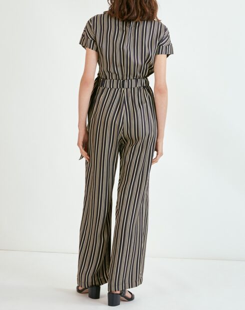 Tuta Tamara a righe nere