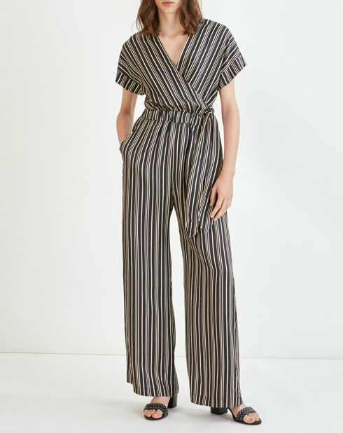 Tuta Tamara a righe nere