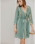 Robe Haiti imprimée menthe