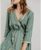 Robe Haiti imprimée menthe