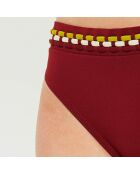 Bas de maillot Usoa rouge bordeaux