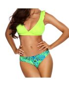 Maillot de bain 2 Pièces Léni multicolore/jaune