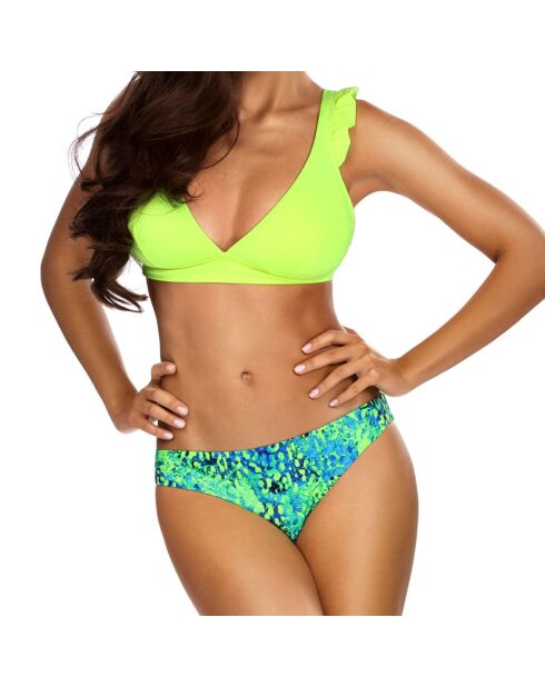 Maillot de bain 2 Pièces Léni multicolore/jaune