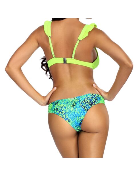 Maillot de bain 2 Pièces Léni multicolore/jaune