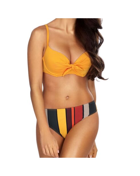 Maillot de Bain 2 pièces Evy multicolore/orange