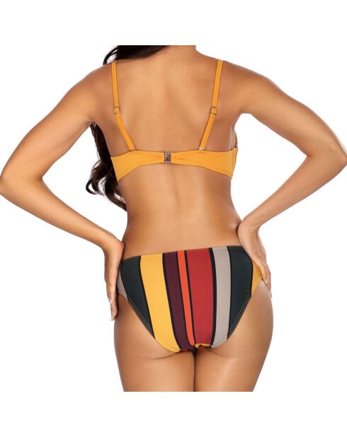 Maillot de Bain 2 pièces Evy multicolore/orange