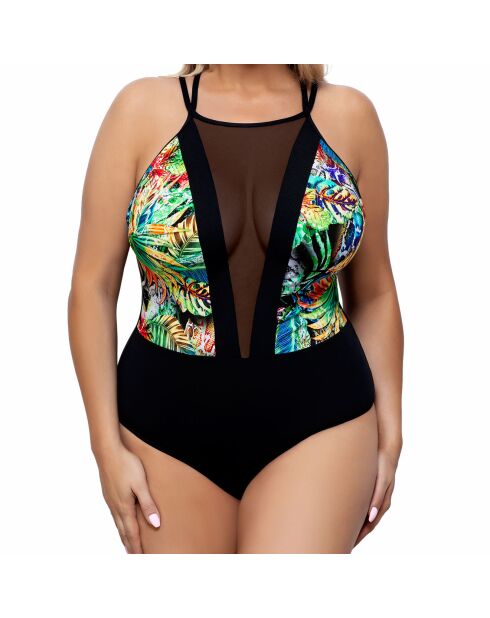Maillot de Bain 1 pièce Lili noir/multicolore