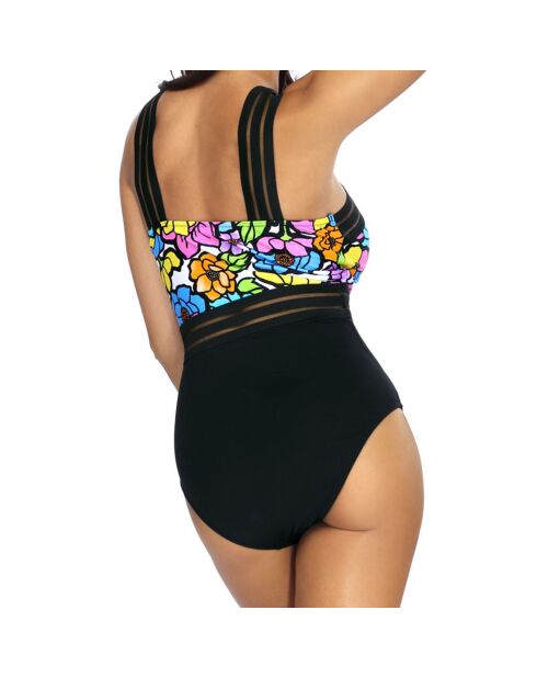 Maillot de Bain 1 pièce Millie noir/multicolore