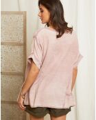 Top en Coton & Lin Laurina rose pâle