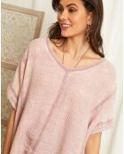 Top en Coton & Lin Laurina rose pâle