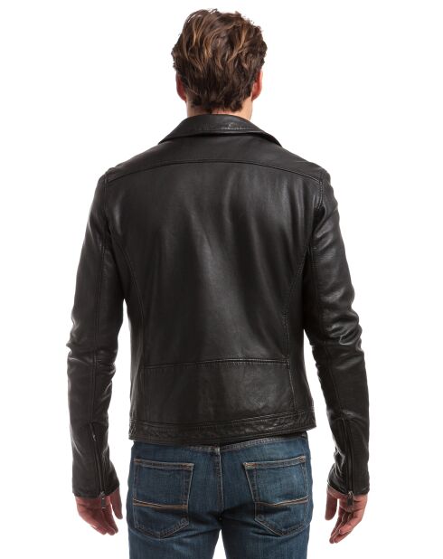 Layon zwart leer perfecto