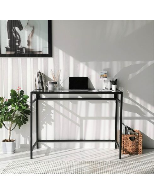 Bureau Network noir - 100x45x75 cm