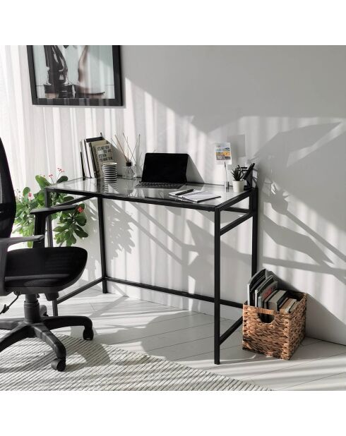 Bureau Network noir - 100x45x75 cm