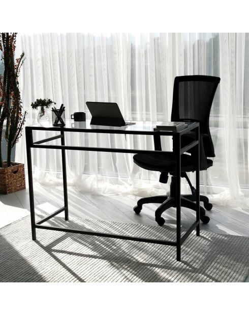 Bureau Network noir - 100x45x75 cm