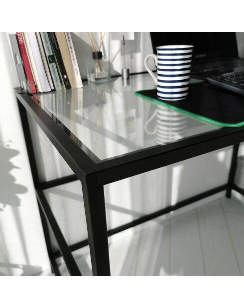 Bureau Master noir - 130x60x75 cm