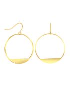 Lamerie Ohrringe aus vergoldetem Stahl