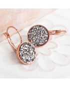 Boucles d'oreilles Lipso en Acier rosé