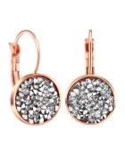 Boucles d'oreilles Lipso en Acier rosé