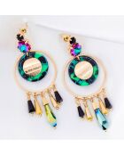 Pentagona Goldohrringe